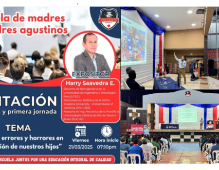 Profesor de Bioingeniería da charla en Colegio San Agustín de Barranca